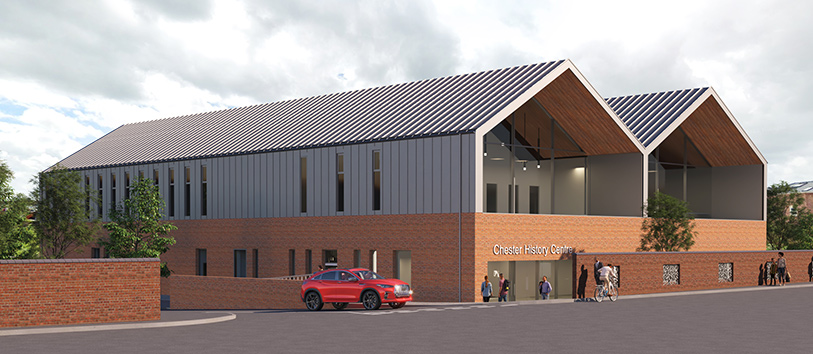 An artist's impression of Cheshire History Centre