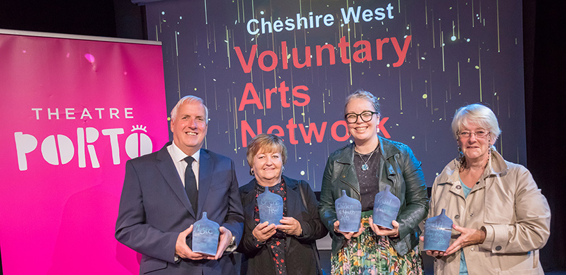 Cheshire West Voluntary Arts Network award winner at Theatre Porto