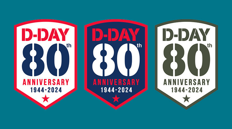 Badges for the 80th Anniversary of D-Day