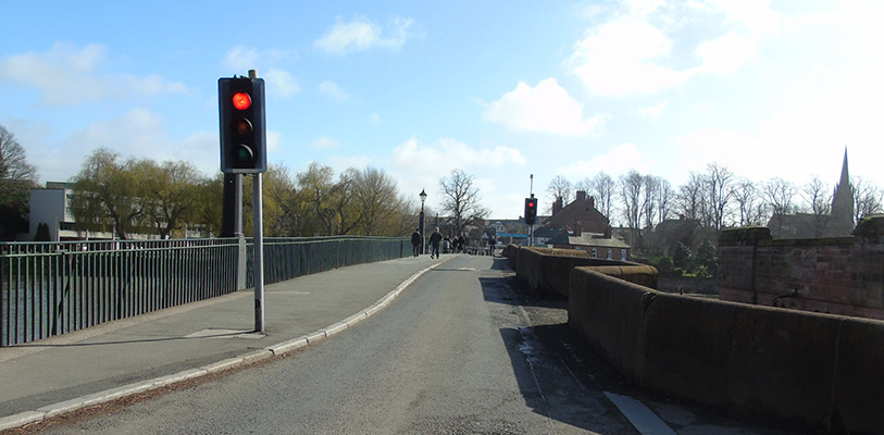 Road closure needed at Old Dee Bridge Chester Cheshire West and