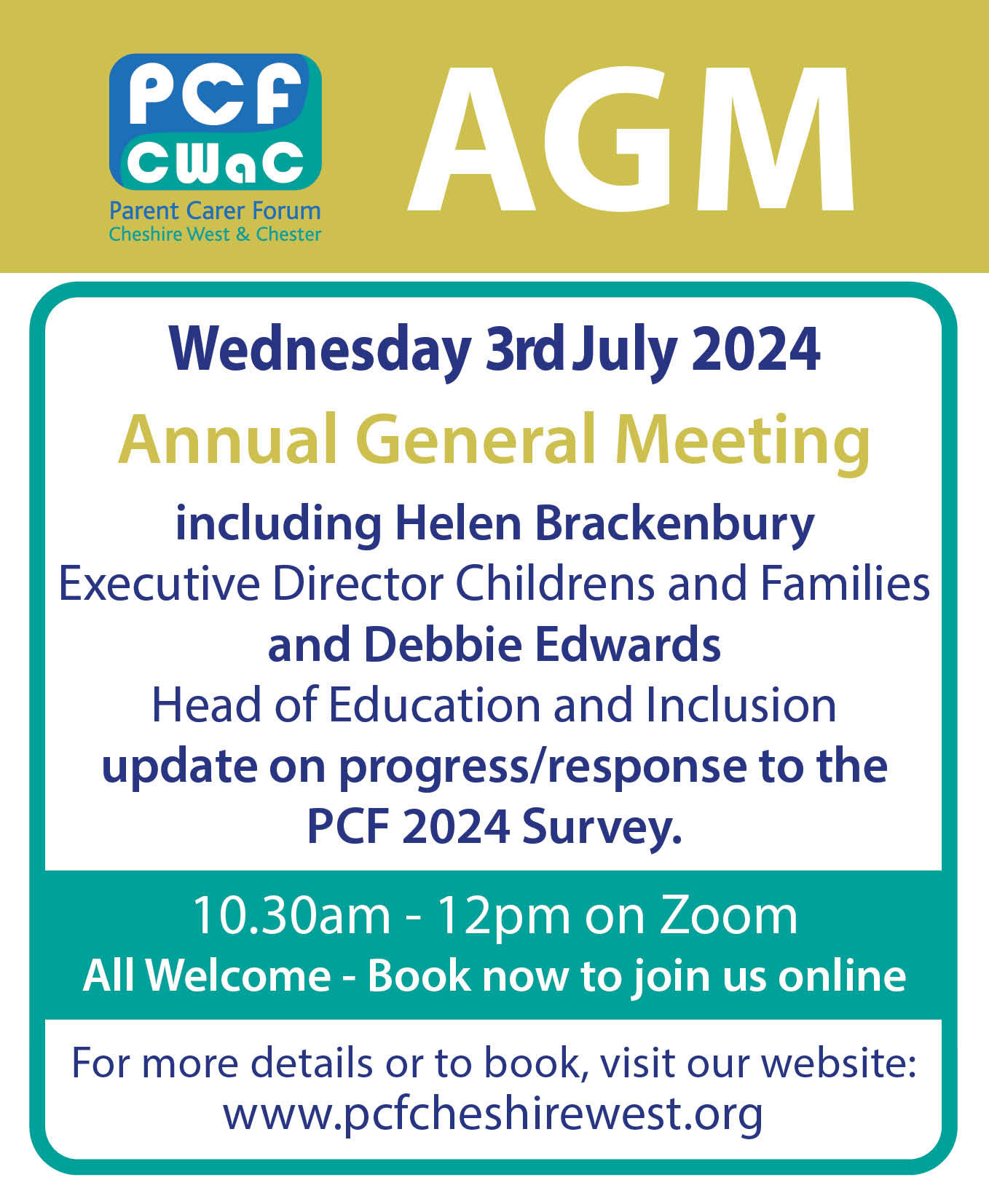Annual general meeting 3rd July 2024
