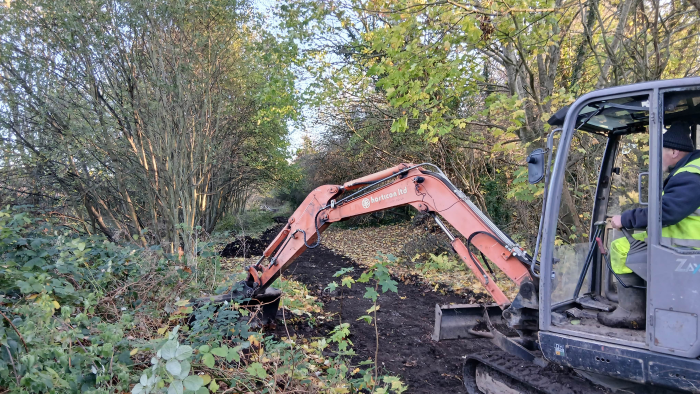 Work progress on the Backies / LAPA Fields