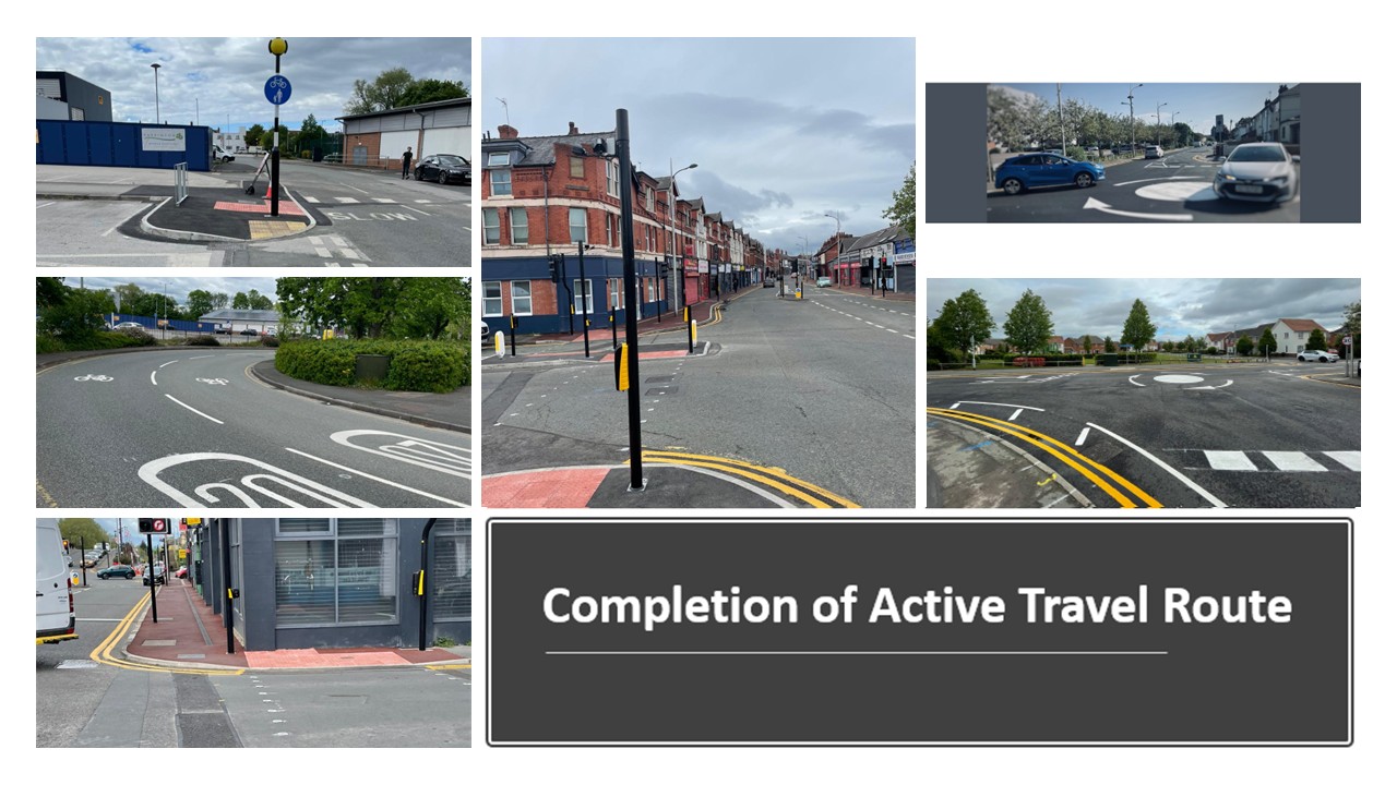 Images from the active travel work