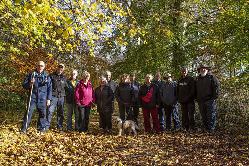 West Cheshire wellbeing walking group.